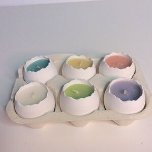 6 Pack Egg Candles